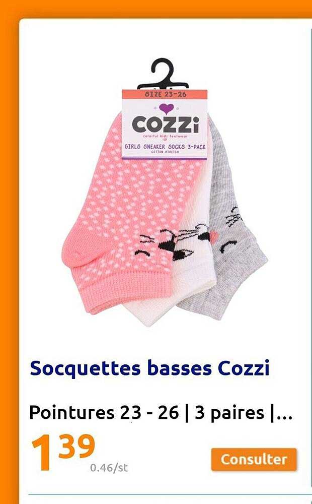 Socquettes Basses Cozzi