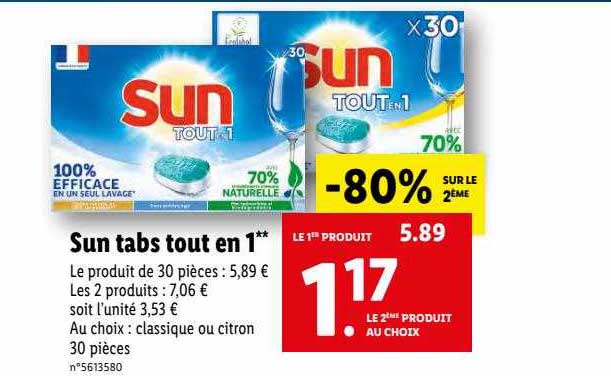 sun tabs tout en 1
