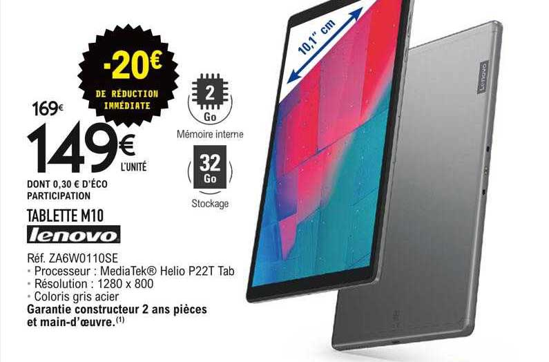 tablette m10 lenovo