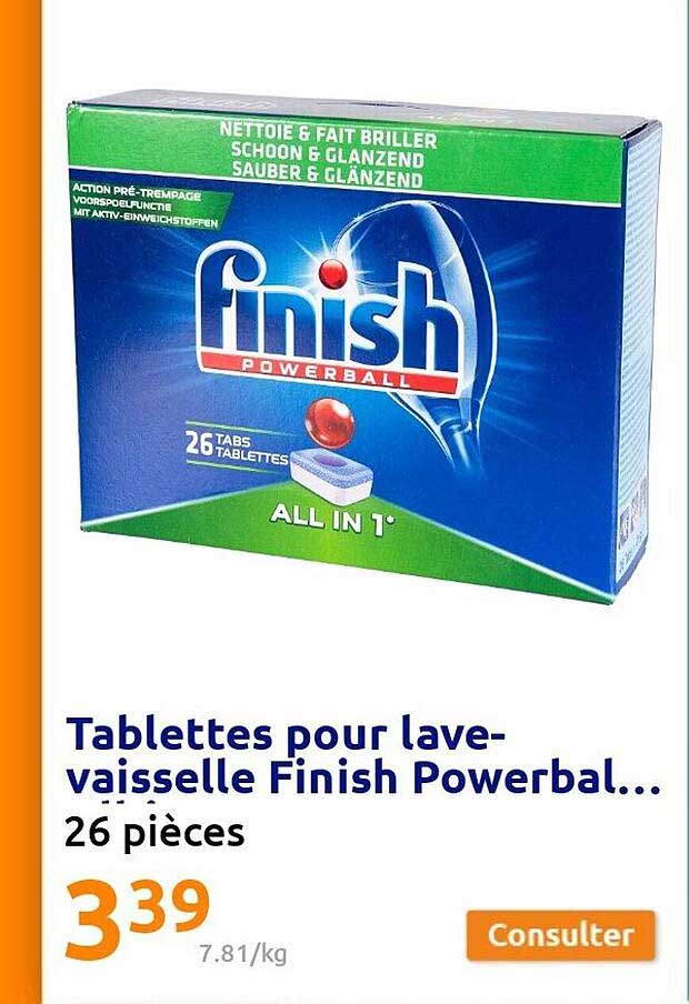 tablettes pour lave-vaisselle finish powerbal...