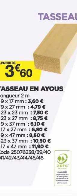 Tasseau En Ayous