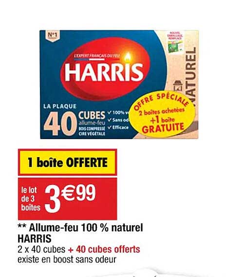 allume-feu 100% naturel harris