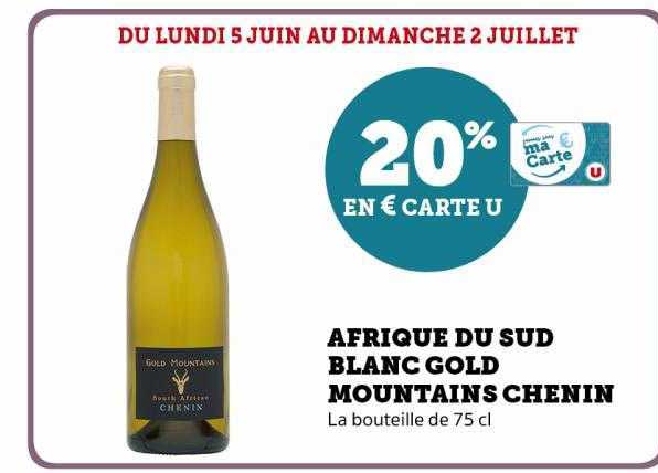 afrique du sud blanc gold mountains chenin