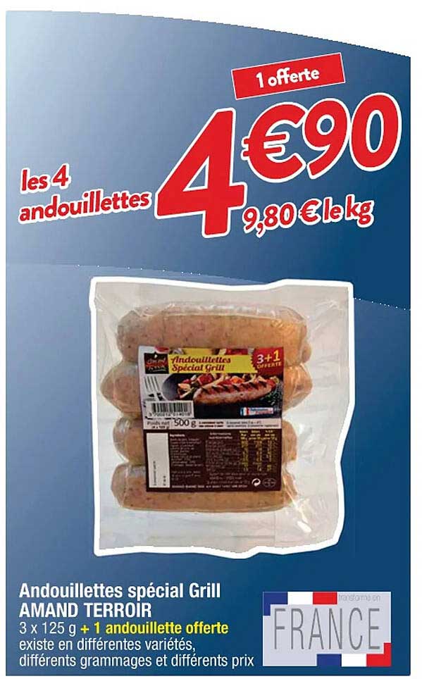 Andouillettes Special Gril Amand Terroir