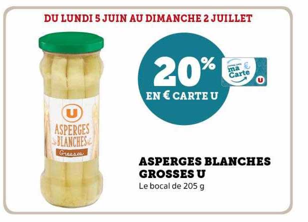 asperges blanches grosses u