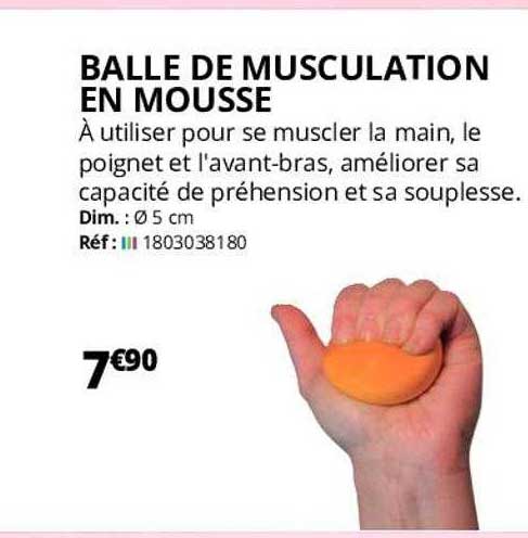 Balle De Musculation En Mousse