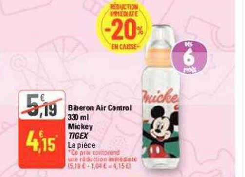 biberon air control 330ml mickey