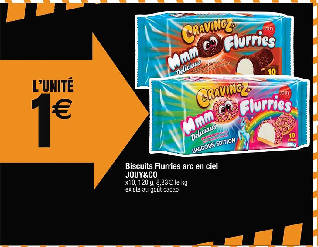 biscuits flurries arc en ciel jouy & co