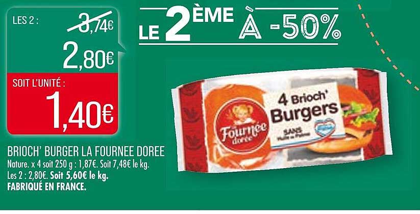 brioch' burger la fournée dorée