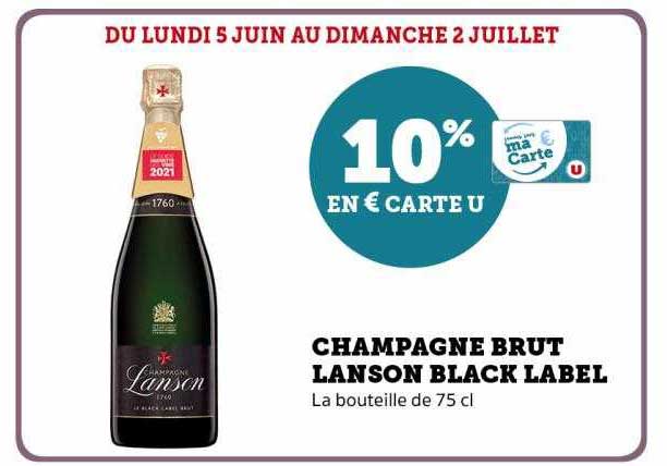 Champagne Brut Lanson Black Label
