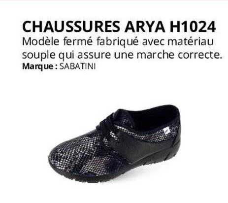 chaussures arya h1024 sabatini