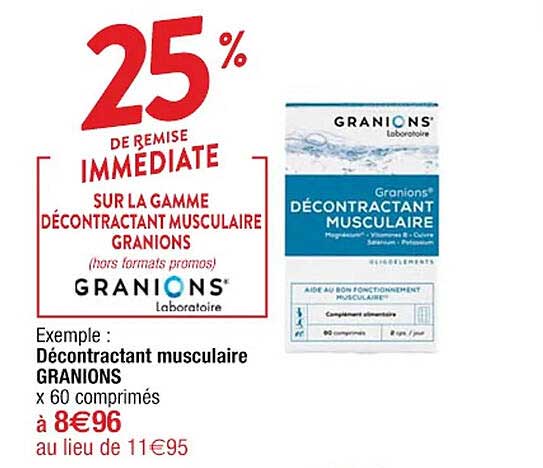 décontractant musculaire granions