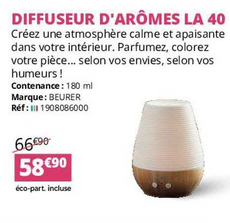 diffuseur d'arômes la 40 beurer