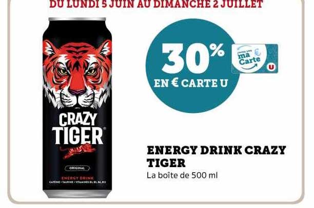 energy drink crazy tiger