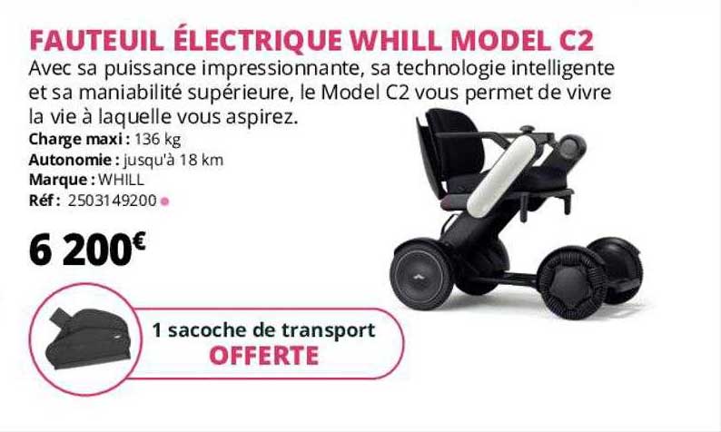 fauteuil électrique whill model c2