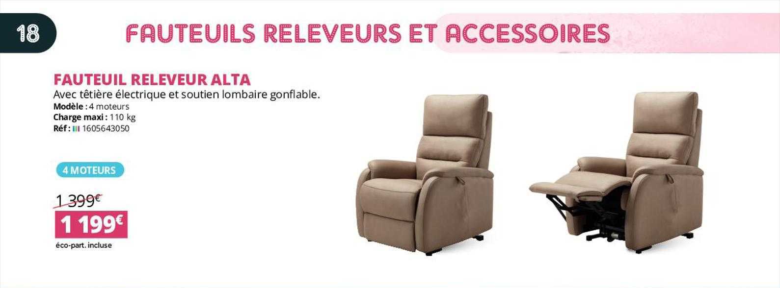 fauteuil releveur alta