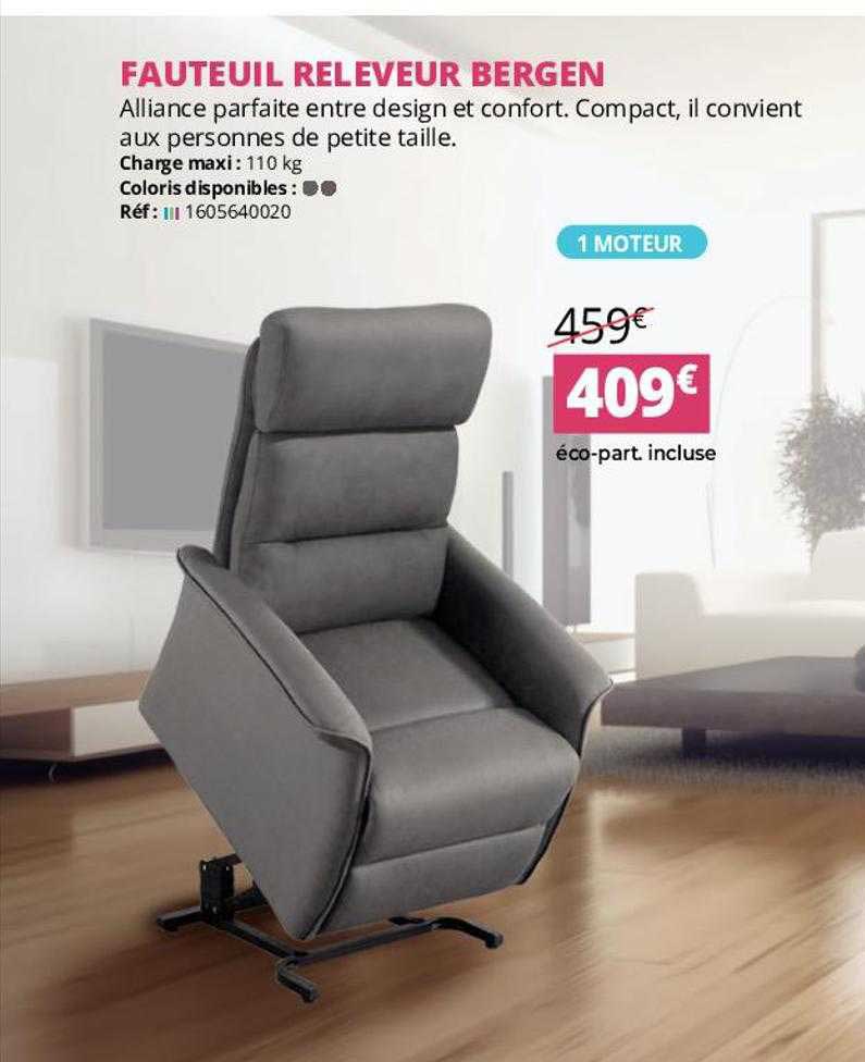fauteuil releveur bergen