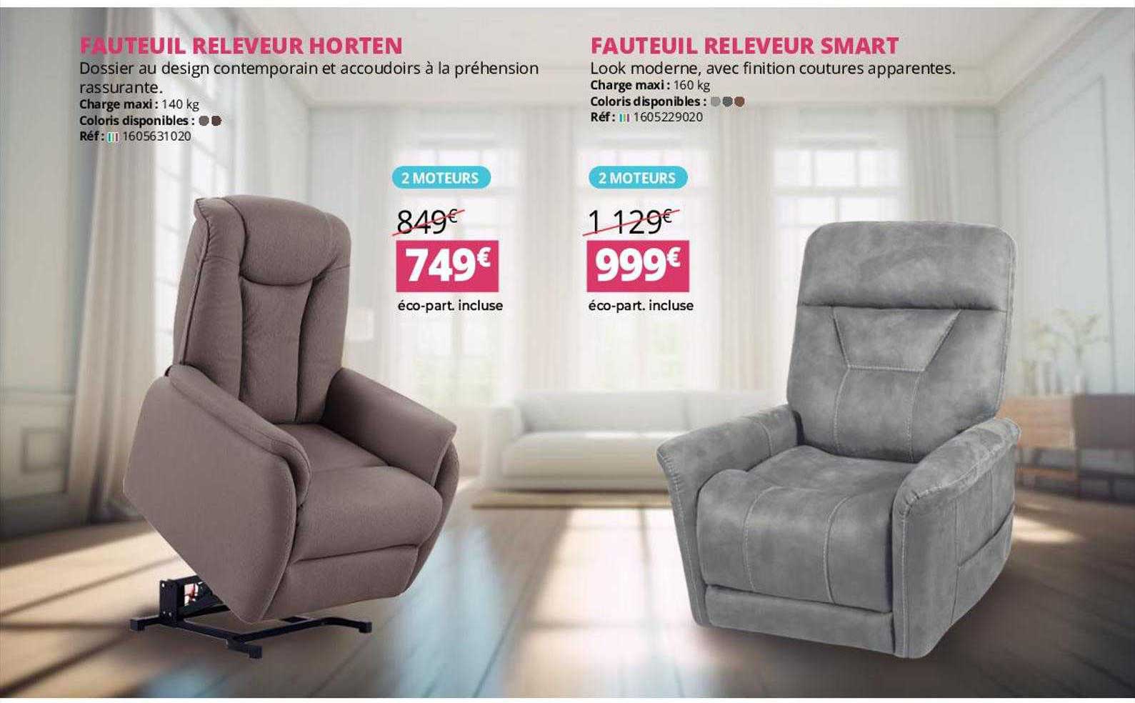 fauteuil releveur horten, fauteuil releveur smart