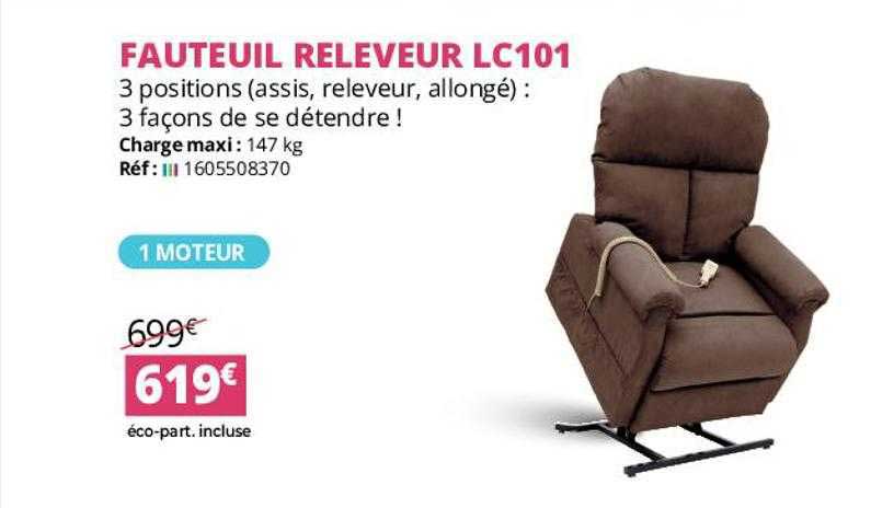 fauteuil releveur lc101