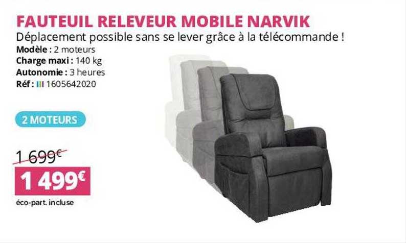 fauteuil releveur mobile narvik