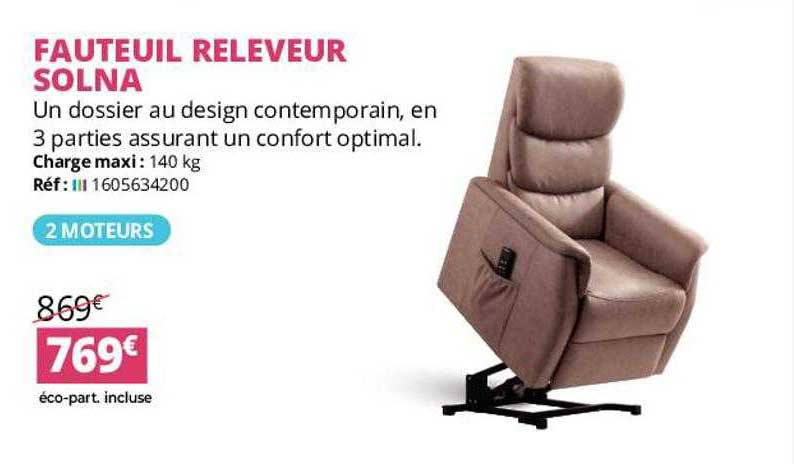 fauteuil releveur solna