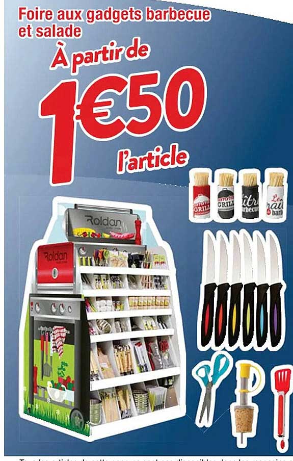 foire aux gadgets barbecue et salade