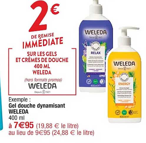gel douche dynamisant weleda