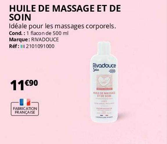 Huile De Massage Et De Soin Rivadouce