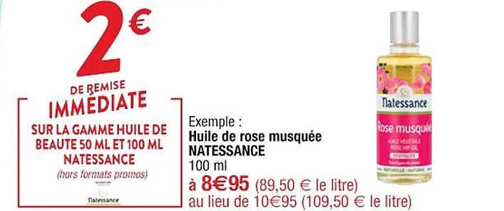 huile de rose musquée natessance