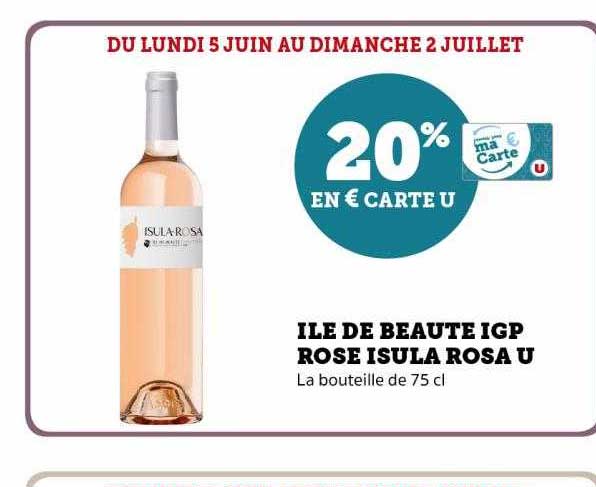 île de beauté igp rosé isula rosa u