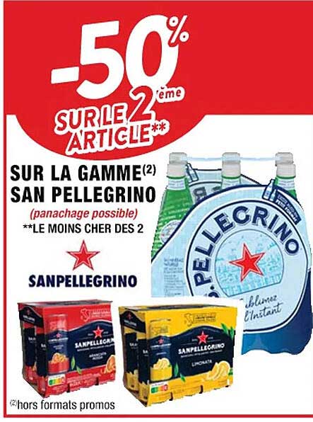 la gamme san pellegrino