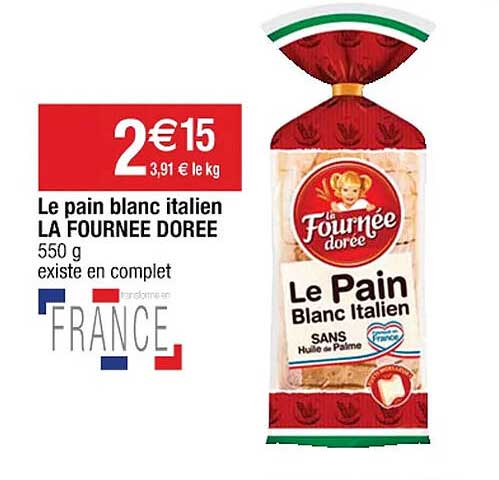 le pain blanc italien la fournée dorée