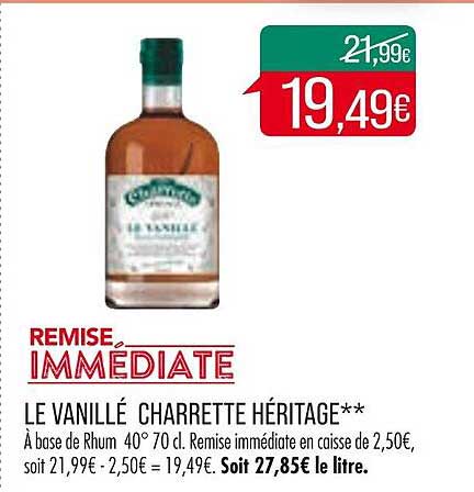Le Vanillé Charrette Héritage