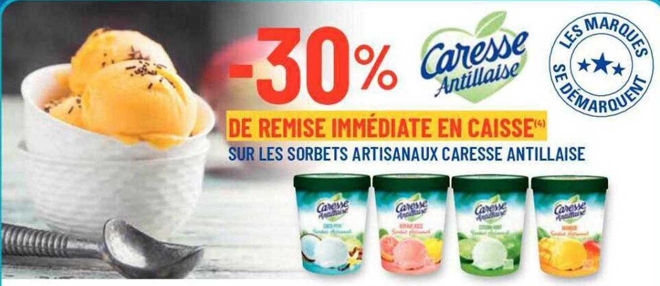 les sorbets artisanaux caresse antillaise