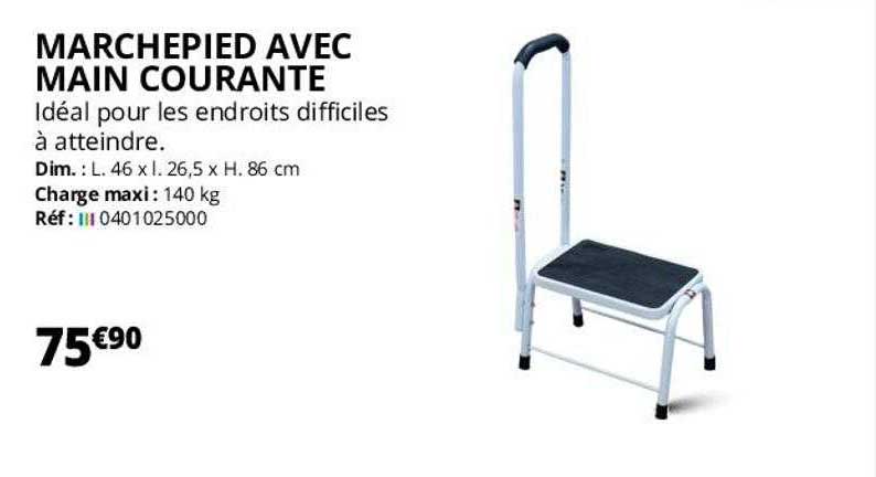 marchepied avec main courante