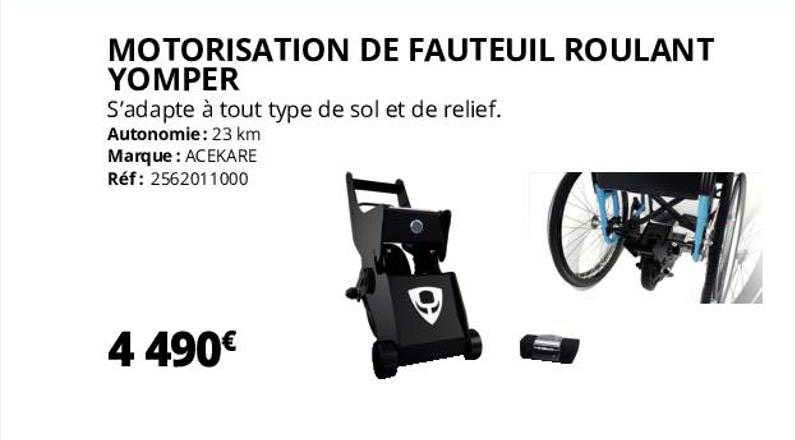 Motorisation De Fauteuil Roulant Yomper Acekare
