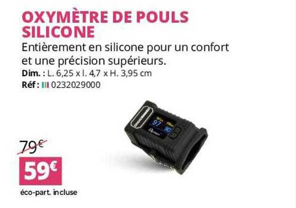 oxymètre de pouls silicone