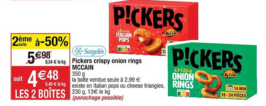 pickers crispy onion rings mc cain