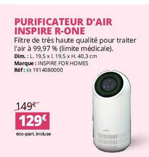 purificateur d'air inspire r-one