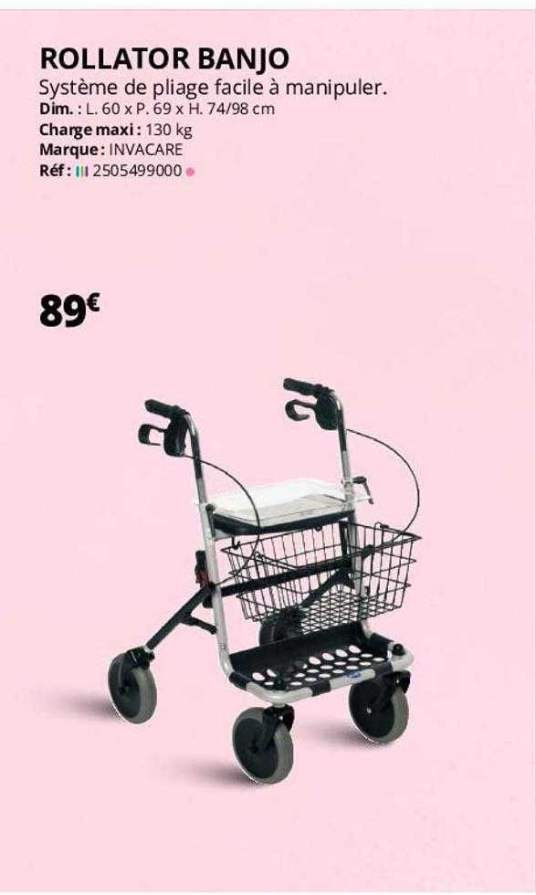 rollator banjo invacare