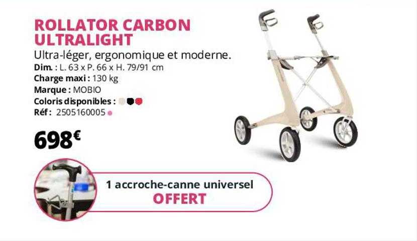 rollator carbon ultralight mobio