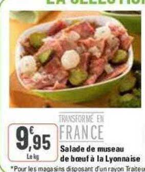 Salade De Museau De Bœuf à La Lyonnaise