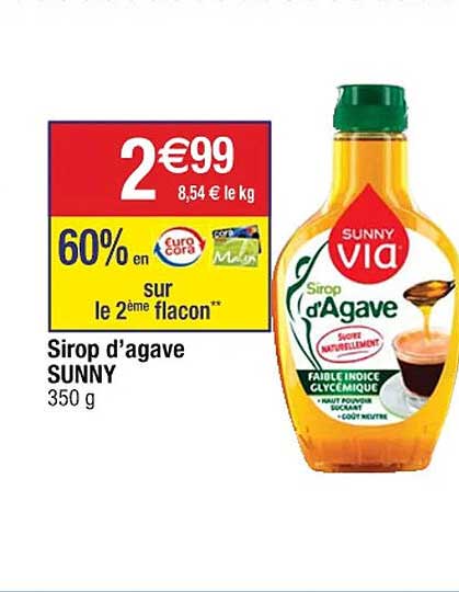 sirop d'agave sunny