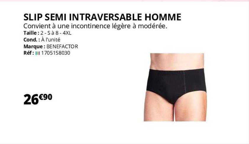 slip semi intraversable homme benefactor