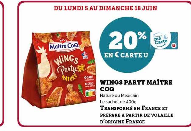 wings party maître coq