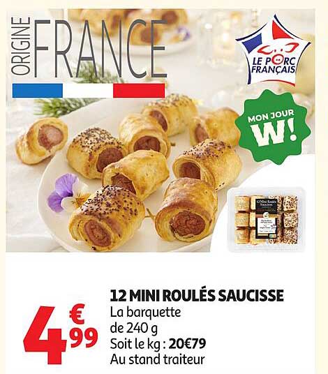 12 MINI ROULÉS SAUCISSE