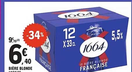 1664 Bière Blonde française