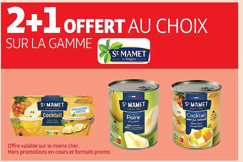 2+1 OFFERT AU CHOIX