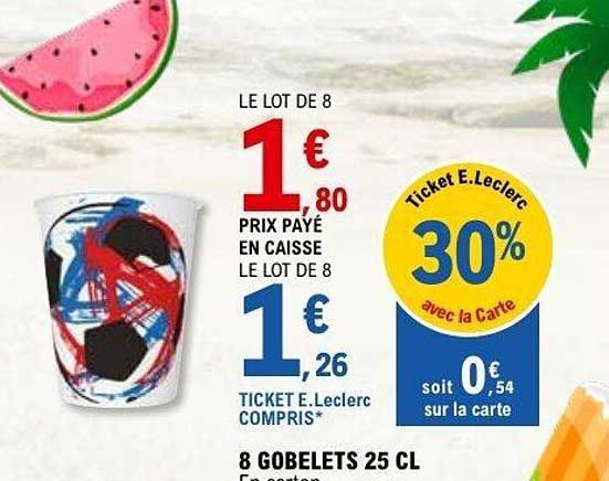 8 GOBELETS 25 CL