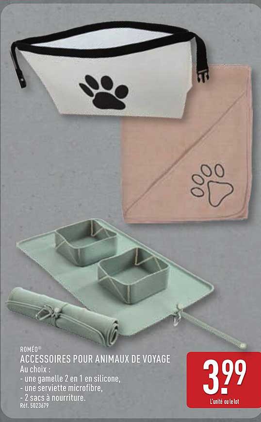 ACCESSOIRES POUR ANIMAUX DE VOYAGE